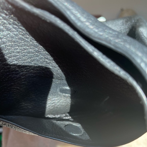 Prada Sacca Nero Bag - Large Black Leather Hobo Bag WITH AUTHENTICITY CARD - Picture 11 of 13